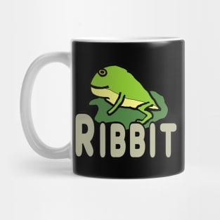 Funny Frog Ribbit Mug